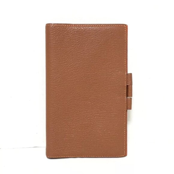 100% Authentic HERMES Vision - Cognac Chevre Square H Agenda 170-083024 - Picture 1 of 4
